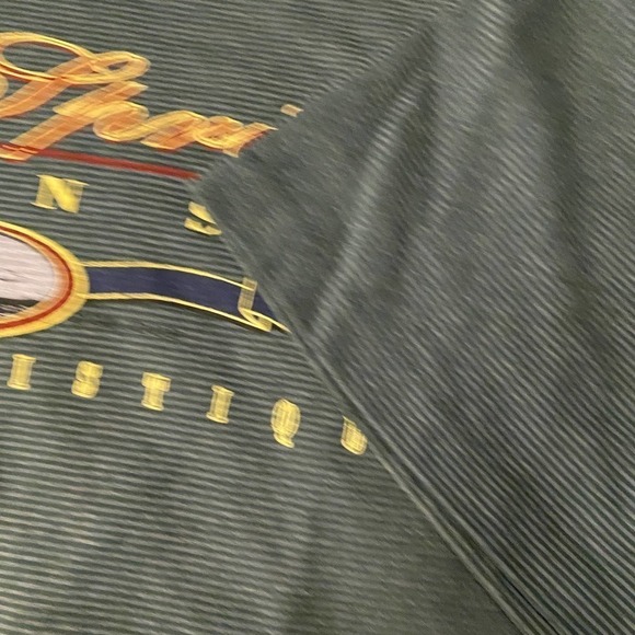 Vintage tourist travel Hot Springs Arkansas single stitch Striped T-Shirt Sz XL - Picture 6 of 8